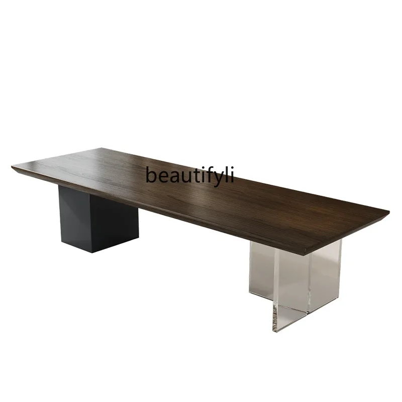 VNew Chinese Solid Wood Tea Table Kung Fu Tea Brewing Zen Room Acrylic Tea Table Large Board Suspension Table-Chair Set
VNew Chinese Solid Wood Tea Table Kung Fu Tea Brewing Zen Room Acrylic Tea Table Large Board Suspension Table-Chair Set