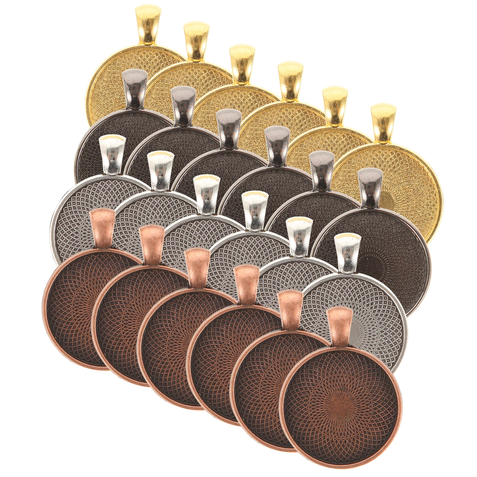 24Pcs Easy Install Vintage Zinc Alloy Pendant Trays Bezel Bases for DIY Jewelry Craft DIY Pendant Trays Bezel Tray Blanks
24Pcs Easy Install Vintage Zinc Alloy Pendant Trays Bezel Bases for DIY Jewelry Craft DIY Pendant Trays Bezel Tray Blanks