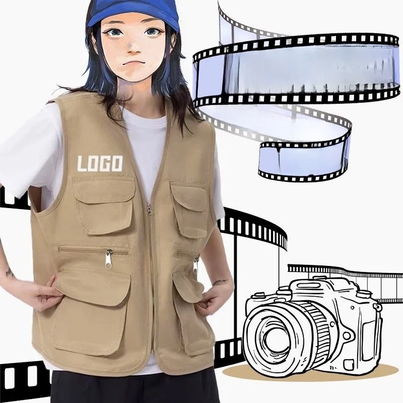 Reflective Embroidered Work Vest Multi-ket Photoaphy Vest for Volunteer Public Welfare Activities Advertised T-irt
Reflective Embroidered Work Vest Multi-ket Photoaphy Vest for Volunteer Public Welfare Activities Advertised T-irt