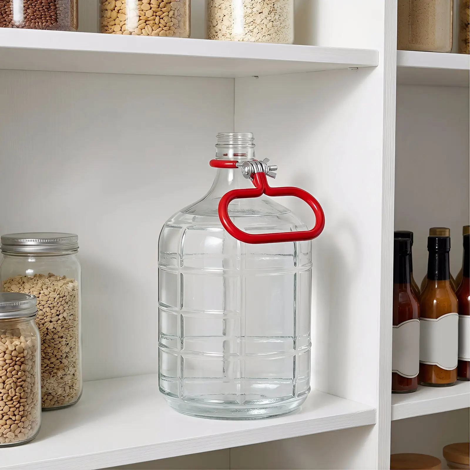 2pcs Glass Bottle Handle 5/6 Gallon Carboy Handling Tool Heavy Duty Lifter For Wine Making Fermenter Bottle Carrier Water Jug
2pcs Glass Bottle Handle 5/6 Gallon Carboy Handling Tool Heavy Duty Lifter For Wine Making Fermenter Bottle Carrier Water Jug