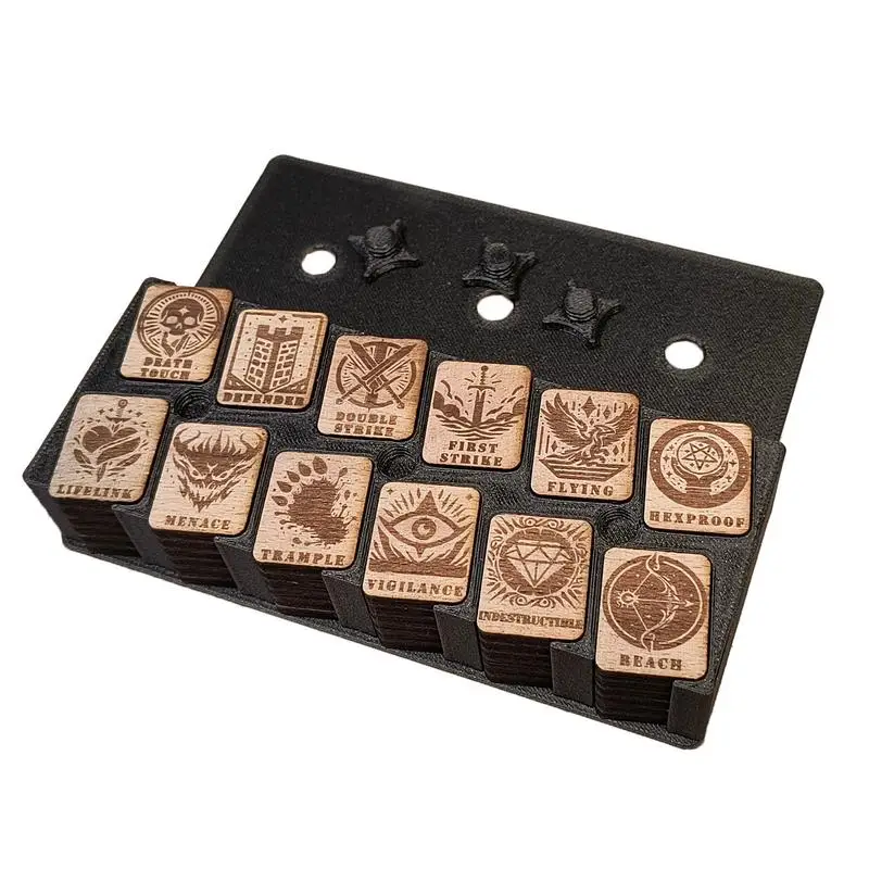 Trading Card Deck Box Holder Token Storage Dispenser Set Wooden Collectible Card Tracking Counter Toy With Storage Box Boys Game
Trading Card Deck Box Holder Token Storage Dispenser Set Wooden Collectible Card Tracking Counter Toy With Storage Box Boys Game