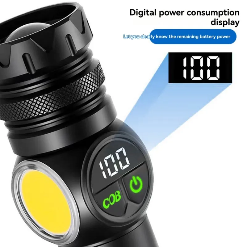 【SPECIAL】Magnetic Base Laser Flashlight In Aluminum Alloy, Multifunctional Dual Light Source, 500M Range
【SPECIAL】Magnetic Base Laser Flashlight In Aluminum Alloy, Multifunctional Dual Light Source, 500M Range