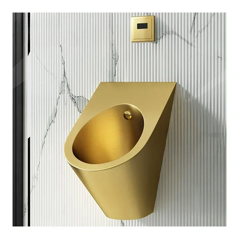 Wall-Mounted Male Waterless Sensor Urinal for Bathroom Stainless Steel Men's Toilet
Wall-Mounted Male Waterless Sensor Urinal for Bathroom Stainless Steel Men's Toilet
