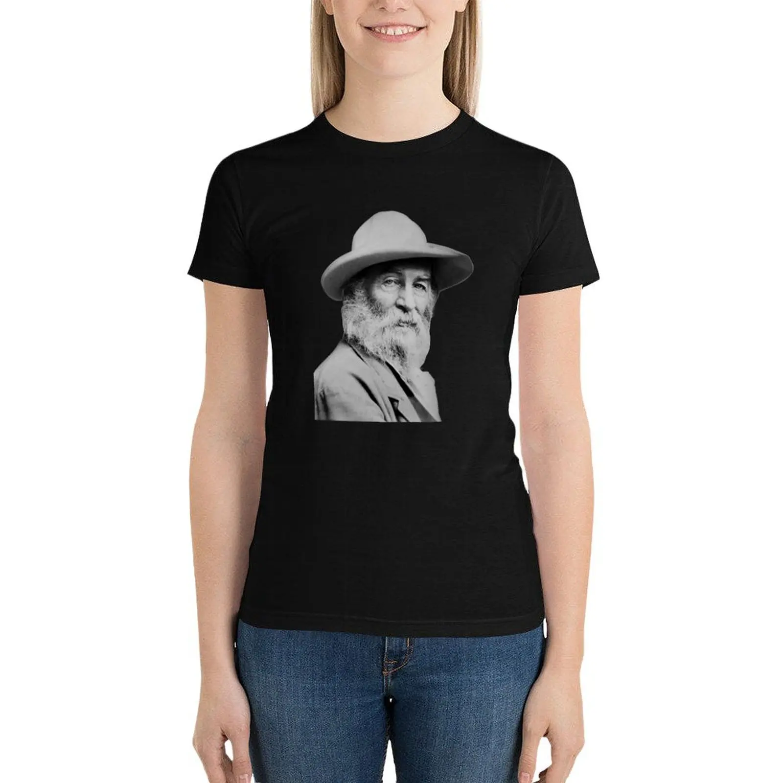 Walt Whitman Portrait T-Shirt hippie clothes animal print shirt for girls tees aesthetic clothes white t-shirts for Women
Walt Whitman Portrait T-Shirt hippie clothes animal print shirt for girls tees aesthetic clothes white t-shirts for Women