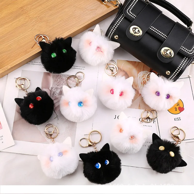 8CM Cute Blush Cat Ball Plush Keychain Doll Toys Cartoon Pendant Car Key Rings Bag Accessories For Girls Women Birthday Gift
8CM Cute Blush Cat Ball Plush Keychain Doll Toys Cartoon Pendant Car Key Rings Bag Accessories For Girls Women Birthday Gift