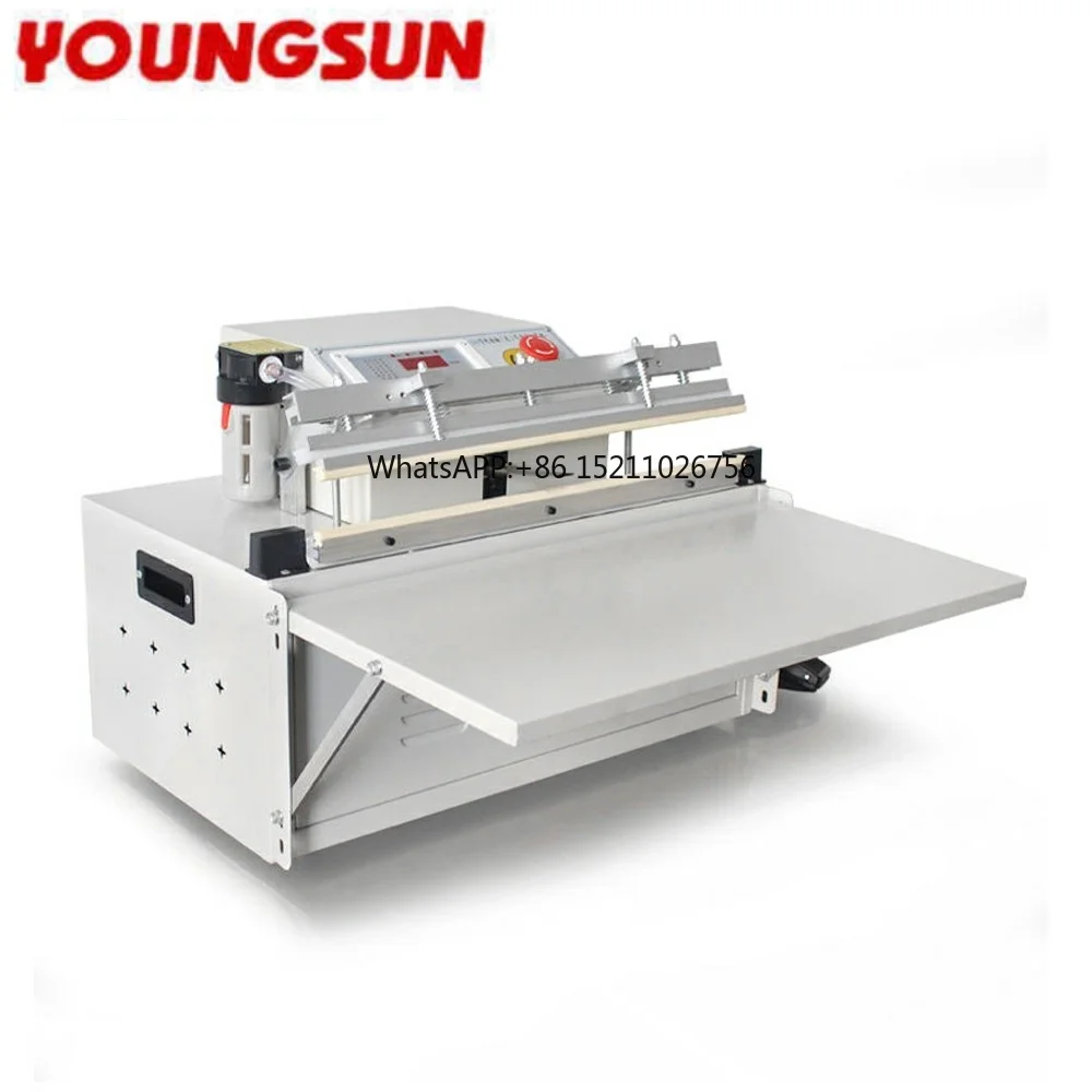 YOUNGSUN 500, полуавтоматический внешний тип экстракции, вакуумная настольная маломасштабная вакуумная машина, пресс-подборщик для обвязки пищевых продуктов
YOUNGSUN 500, полуавтоматический внешний тип экстракции, вакуумная настольная маломасштабная вакуумная машина, пресс-подборщик для обвязки пищевых продуктов