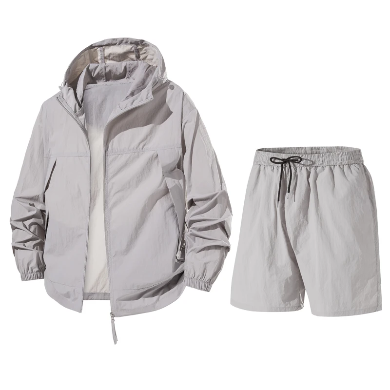 Mens High Quality Sun Protection Set Thin Quick Dry Shorts Sun Protection Clothing Breathable Couple Sun Protection Trendy Suit
Mens High Quality Sun Protection Set Thin Quick Dry Shorts Sun Protection Clothing Breathable Couple Sun Protection Trendy Suit