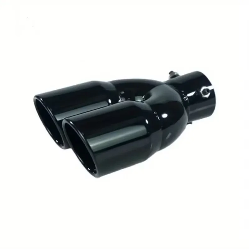 Automobile tail double tube muffler, general air inlet, stainless steel exhaust port, automobile accessories
Automobile tail double tube muffler, general air inlet, stainless steel exhaust port, automobile accessories