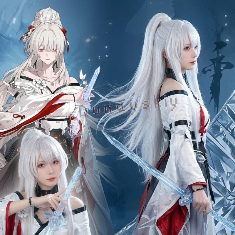 Hiyuki Cosplay Long Milk White Single Ponytail Wig Japanese Styles Synthetic Hair Halloween Christmas Anime Game Wuthering Waves
Hiyuki Cosplay Long Milk White Single Ponytail Wig Japanese Styles Synthetic Hair Halloween Christmas Anime Game Wuthering Waves