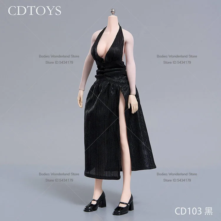 In Stock cdtoys cd103 1/6 1/12 Scale Female Soldier V-neck Hanging Neck Backless Split Evening Dress For 12'' 6'' Action Figure
In Stock cdtoys cd103 1/6 1/12 Scale Female Soldier V-neck Hanging Neck Backless Split Evening Dress For 12'' 6'' Action Figure