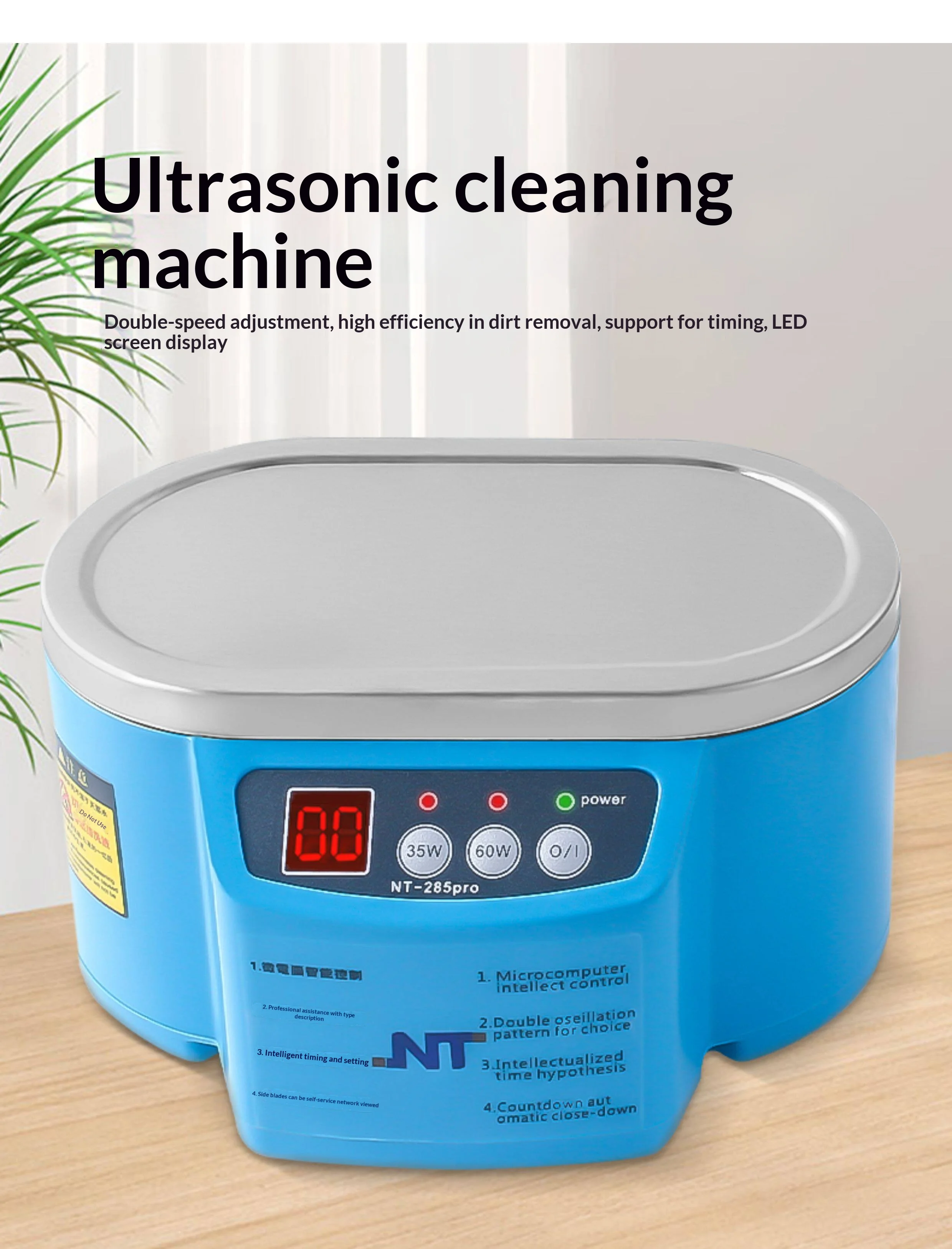 Sonicator 30W/50W 40Khz Ultrasonic Cleaner Bath Degas For Watches Contact Lens Glasses Denture Teeth Electric Makeup Razor
Sonicator 30W/50W 40Khz Ultrasonic Cleaner Bath Degas For Watches Contact Lens Glasses Denture Teeth Electric Makeup Razor