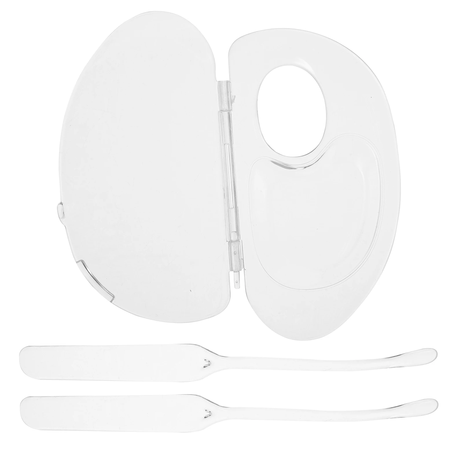 2 set 2 Sets Foundation Palette Acrylic Mixing Plate Tool Foldable Makeup Portable Supply Clear
2 set 2 Sets Foundation Palette Acrylic Mixing Plate Tool Foldable Makeup Portable Supply Clear
