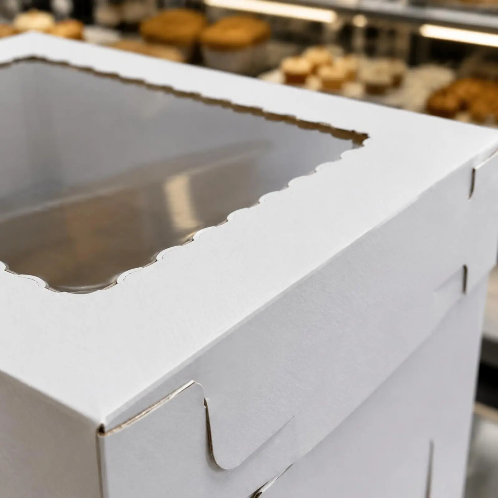 Corrugated Cake Box Sturdy Cardboard Window Cake Box Folding Design Pre-Folded for Party
Corrugated Cake Box Sturdy Cardboard Window Cake Box Folding Design Pre-Folded for Party