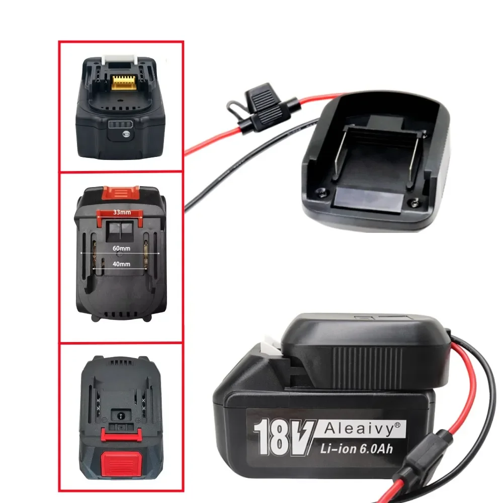For Makita MT 18V Li-ion Battery Adapter DIY Battery Cable Connector Output Adapter BL1830 BL1840 BL1850 For Electric Drills
For Makita MT 18V Li-ion Battery Adapter DIY Battery Cable Connector Output Adapter BL1830 BL1840 BL1850 For Electric Drills