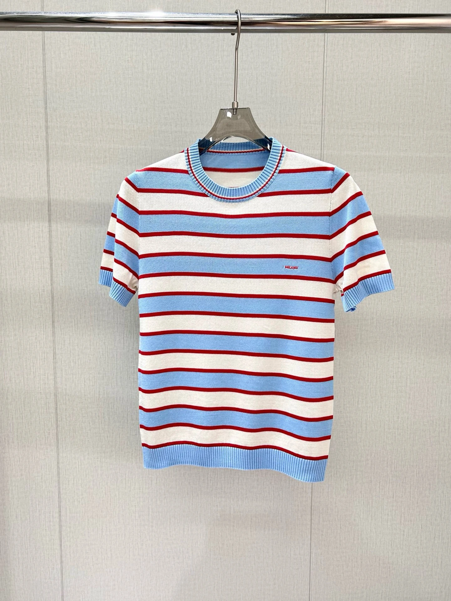 Retro Striped round Ne Slim Fit Knitted Sweater ort Sve Letter Embroidery Non Sto Summer Cotton Women's Faion
Retro Striped round Ne Slim Fit Knitted Sweater ort Sve Letter Embroidery Non Sto Summer Cotton Women's Faion