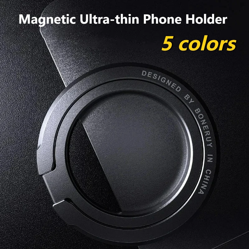 Magnetic Ring Phone Holder For Magsafe Ultra-thin Rotatable Foldable Kickstand Magnet Grip Desktop Stand for iPhone Samsung
Magnetic Ring Phone Holder For Magsafe Ultra-thin Rotatable Foldable Kickstand Magnet Grip Desktop Stand for iPhone Samsung