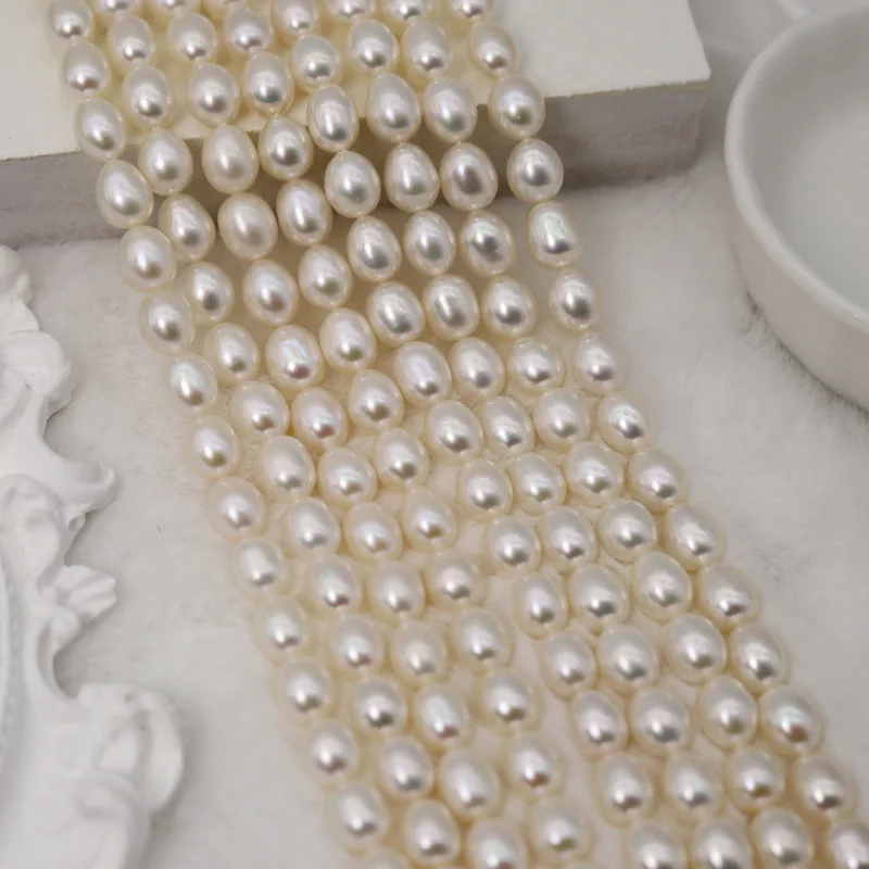 AAA 7-8mm High-Quality Rice-Shaped Semi-Finished Natural Freshwater Pearls Beads for Jewelry Making DIY Necklace Accessories
AAA 7-8mm High-Quality Rice-Shaped Semi-Finished Natural Freshwater Pearls Beads for Jewelry Making DIY Necklace Accessories