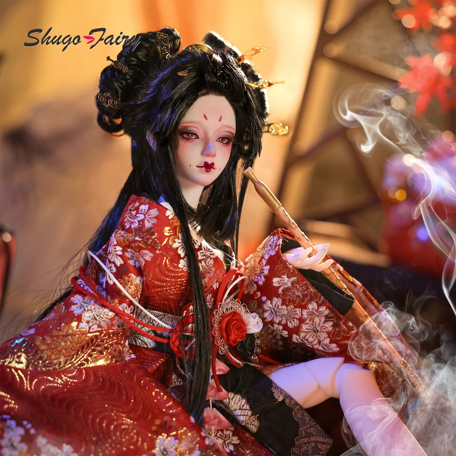 ShugaFairy Anubis E 1/4 Bjd, полный комплект куклы с бородой, японский парчовый наряд Зефира, изысканная коллекционная художественная кукла
ShugaFairy Anubis E 1/4 Bjd, полный комплект куклы с бородой, японский парчовый наряд Зефира, изысканная коллекционная художественная кукла