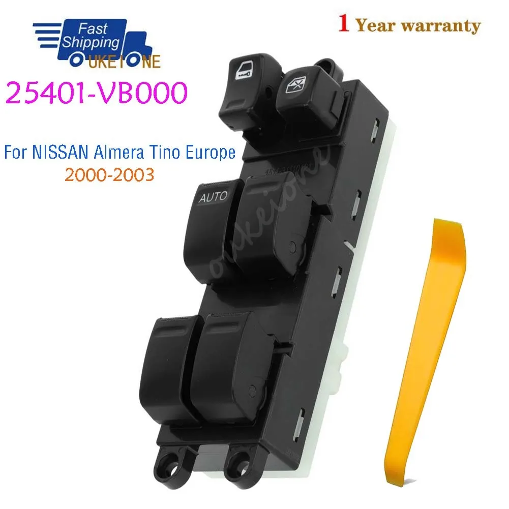 25401-VB000 For NISSAN Almera Tino Europe 2000-2003 Front Left Master Driver Side Electric Power Lifter Window Switch Button
25401-VB000 For NISSAN Almera Tino Europe 2000-2003 Front Left Master Driver Side Electric Power Lifter Window Switch Button
