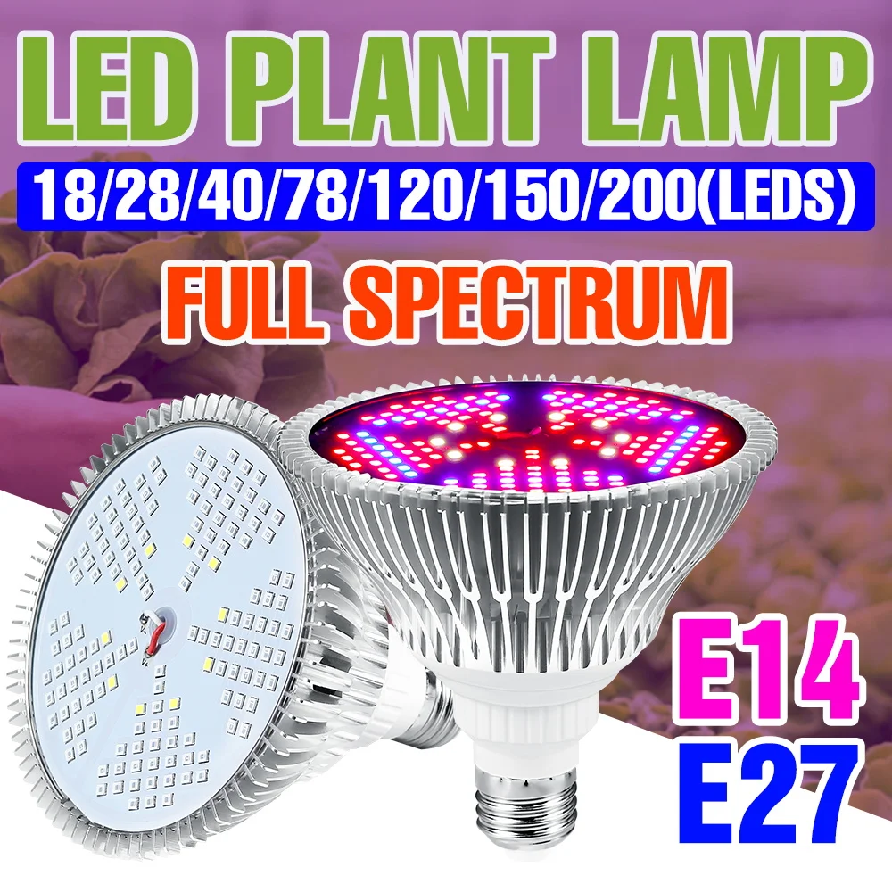 150W LED Plant Grow Bulb 220V Full Spectrum E27 Indoor Potted Fill Lamp Greenhouse Tent Vegs Fruit E14 Cultivation Lighting
150W LED Plant Grow Bulb 220V Full Spectrum E27 Indoor Potted Fill Lamp Greenhouse Tent Vegs Fruit E14 Cultivation Lighting