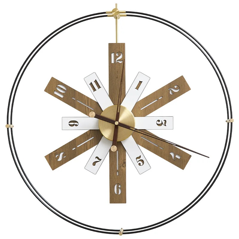 Nordic light luxury wall clock living room art creative clock simple atmosphere clock decorative wall
Nordic light luxury wall clock living room art creative clock simple atmosphere clock decorative wall
