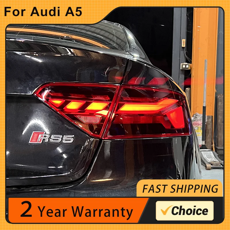 LED Tail Lights For Audi A5 2008-2016 Brake Reverse Dynamic Turn Signal Light Rear Lamp Assembly Rear Lamp Assembly
LED Tail Lights For Audi A5 2008-2016 Brake Reverse Dynamic Turn Signal Light Rear Lamp Assembly Rear Lamp Assembly