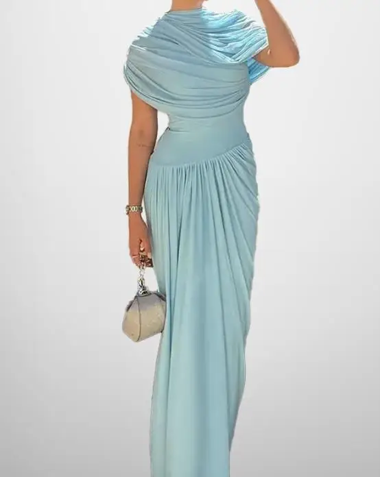 Women Dresses 2026 Spring Fashion New Elegant Waist Slimming Solid Color Round Neck Sleeveless Pleated Temperament Long Dress
Women Dresses 2026 Spring Fashion New Elegant Waist Slimming Solid Color Round Neck Sleeveless Pleated Temperament Long Dress