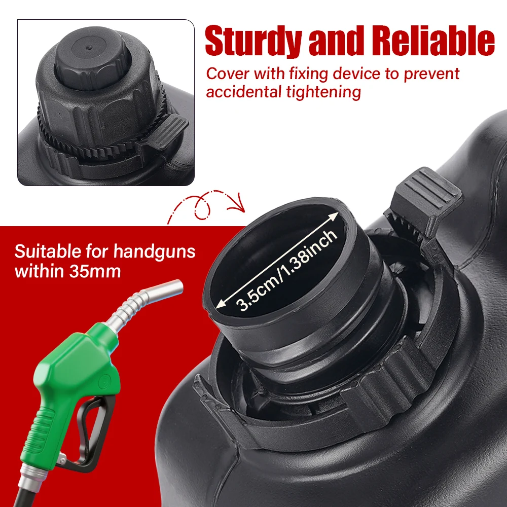 10L Portable Fuel Tank With Anti-theft Lock Made Of HDPE Material Explosion-proof Pressure Resistant Anti-static High-quality
10L Portable Fuel Tank With Anti-theft Lock Made Of HDPE Material Explosion-proof Pressure Resistant Anti-static High-quality