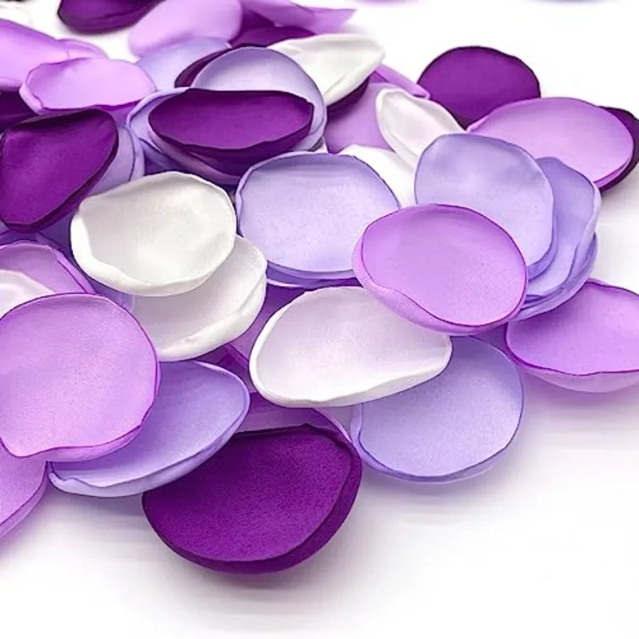 400Pcs Rose Petals for Wedding Decor Lavender Purple Silk Petals Flower Girl Scatter Petals for Aisle Table Centerpieces Recept
400Pcs Rose Petals for Wedding Decor Lavender Purple Silk Petals Flower Girl Scatter Petals for Aisle Table Centerpieces Recept