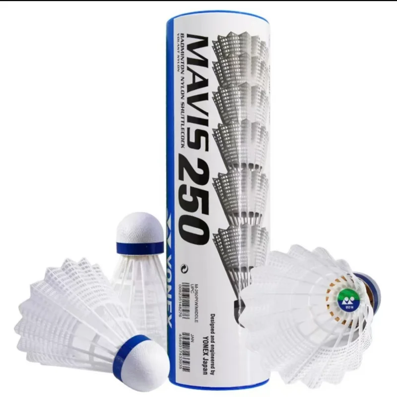 Mavis 250 Nylon Badminton Shuttlecocks 6PCS Tube Plastic Birdies Durable Practice Training Shuttlecock for Indoor Outdoor Sports
Mavis 250 Nylon Badminton Shuttlecocks 6PCS Tube Plastic Birdies Durable Practice Training Shuttlecock for Indoor Outdoor Sports