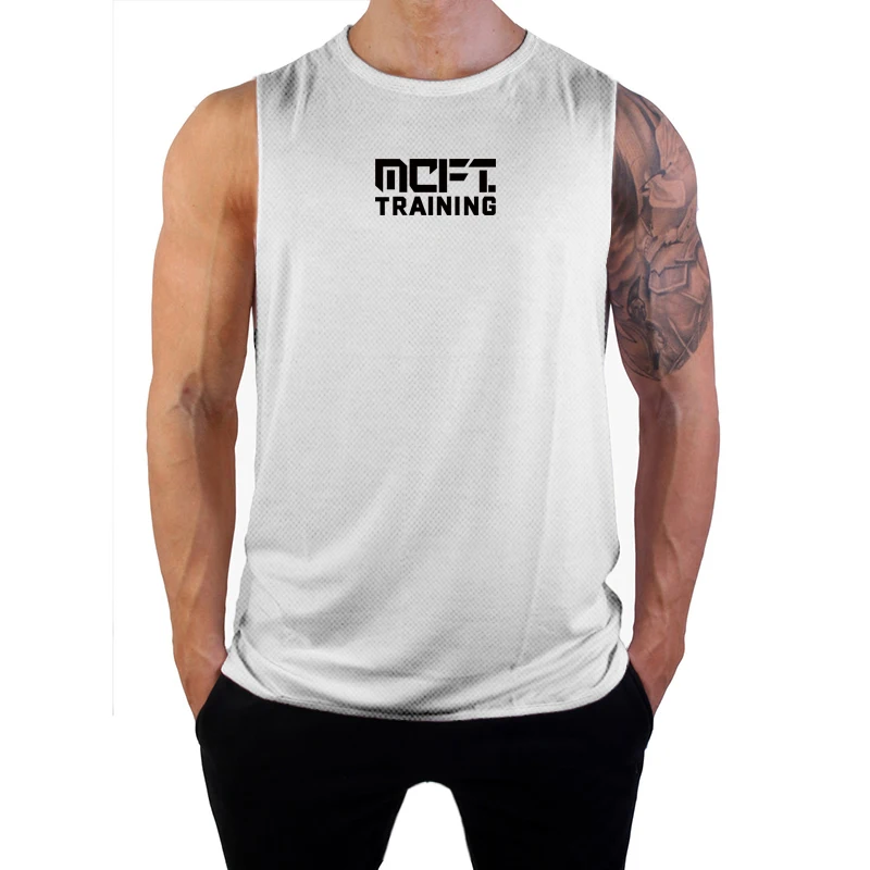 Summer Mesh Gym Tank Top Men Loose Running Vests Quick Dry Fitness Sleeveless T shirt Clothing O-Neck Breathable Sports Singlets
Summer Mesh Gym Tank Top Men Loose Running Vests Quick Dry Fitness Sleeveless T shirt Clothing O-Neck Breathable Sports Singlets