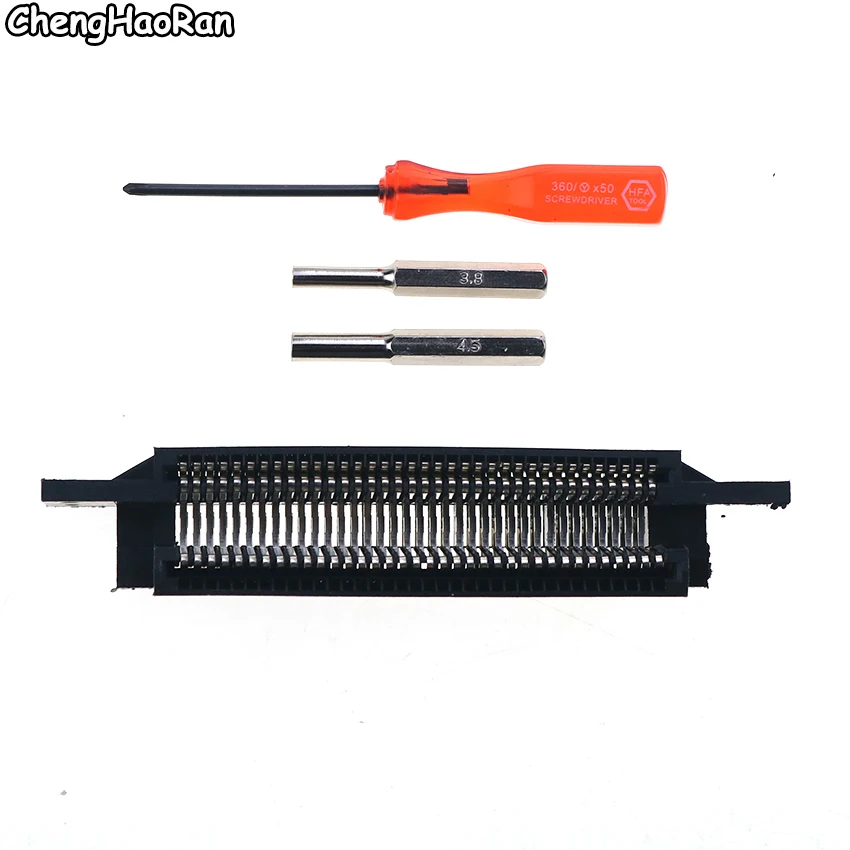 ChengHaoRan NES 72 Pin Connector Repair Part & 3.8mm Security Bit Driver For Games NES Slot
ChengHaoRan NES 72 Pin Connector Repair Part & 3.8mm Security Bit Driver For Games NES Slot