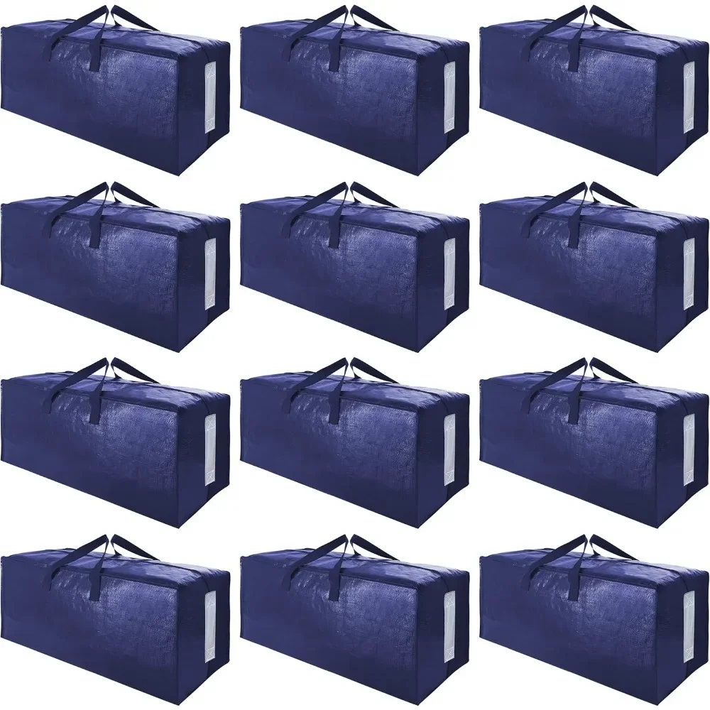 Hot Sale.Navy Blue 12 Pack Extra Large Moving Bags with Strong Zippers&Carrying Handles for Space Saving Moving Storage,Fold Fl
Hot Sale.Navy Blue 12 Pack Extra Large Moving Bags with Strong Zippers&Carrying Handles for Space Saving Moving Storage,Fold Fl