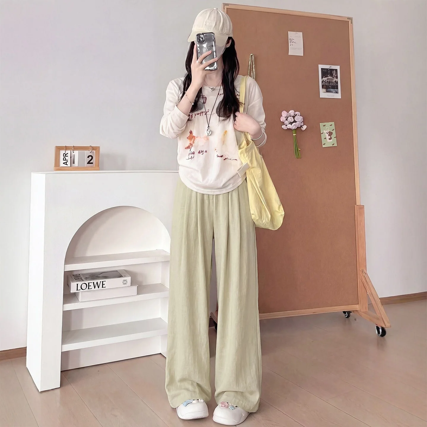 Ice Silk Yamamoto Women's Summer Thin High Waist Drape Straight Leg Casual Narrow Wide Leg Long Pants Gentle Style Loose Fit
Ice Silk Yamamoto Women's Summer Thin High Waist Drape Straight Leg Casual Narrow Wide Leg Long Pants Gentle Style Loose Fit