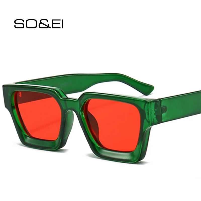 SO&EI Fashion Square Women Luxury Sunglasses Retro Brand Designer Men Trending Leopard Blue Green Sun Glasses Shades UV400
SO&EI Fashion Square Women Luxury Sunglasses Retro Brand Designer Men Trending Leopard Blue Green Sun Glasses Shades UV400