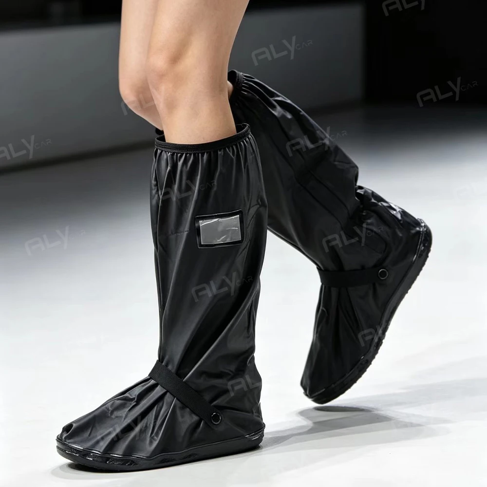 High Top Rain Boot Covers Waterproof Non-slip Reusable Unisex Shoe Protector For Motorcycle Bicycle Dirt Bike Rainy Snowy Days
High Top Rain Boot Covers Waterproof Non-slip Reusable Unisex Shoe Protector For Motorcycle Bicycle Dirt Bike Rainy Snowy Days