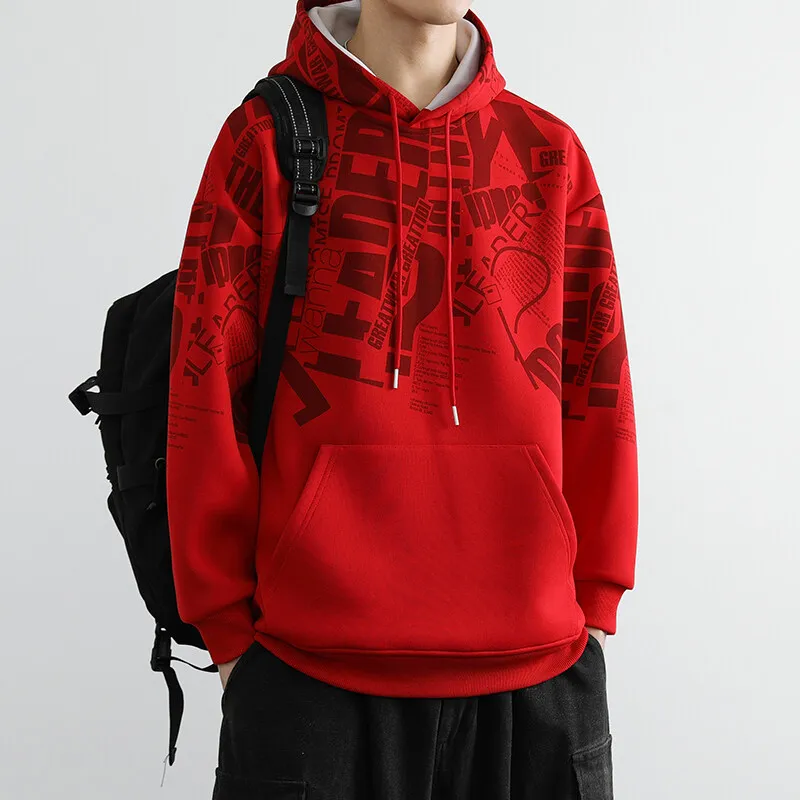 New men's sweatshirts for the spring and autumn seasons. They are casual and versatile, with pockets,a hood,and a pullover style
New men's sweatshirts for the spring and autumn seasons. They are casual and versatile, with pockets,a hood,and a pullover style