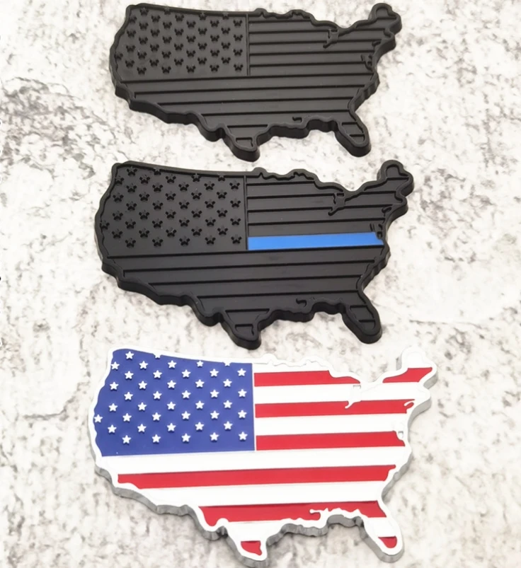 2pcs 3D United States Map USA Map 85x65 Car Emblem Decal Stickers 3 Color for Cars Trucks SUVs Motorcycle
2pcs 3D United States Map USA Map 85x65 Car Emblem Decal Stickers 3 Color for Cars Trucks SUVs Motorcycle