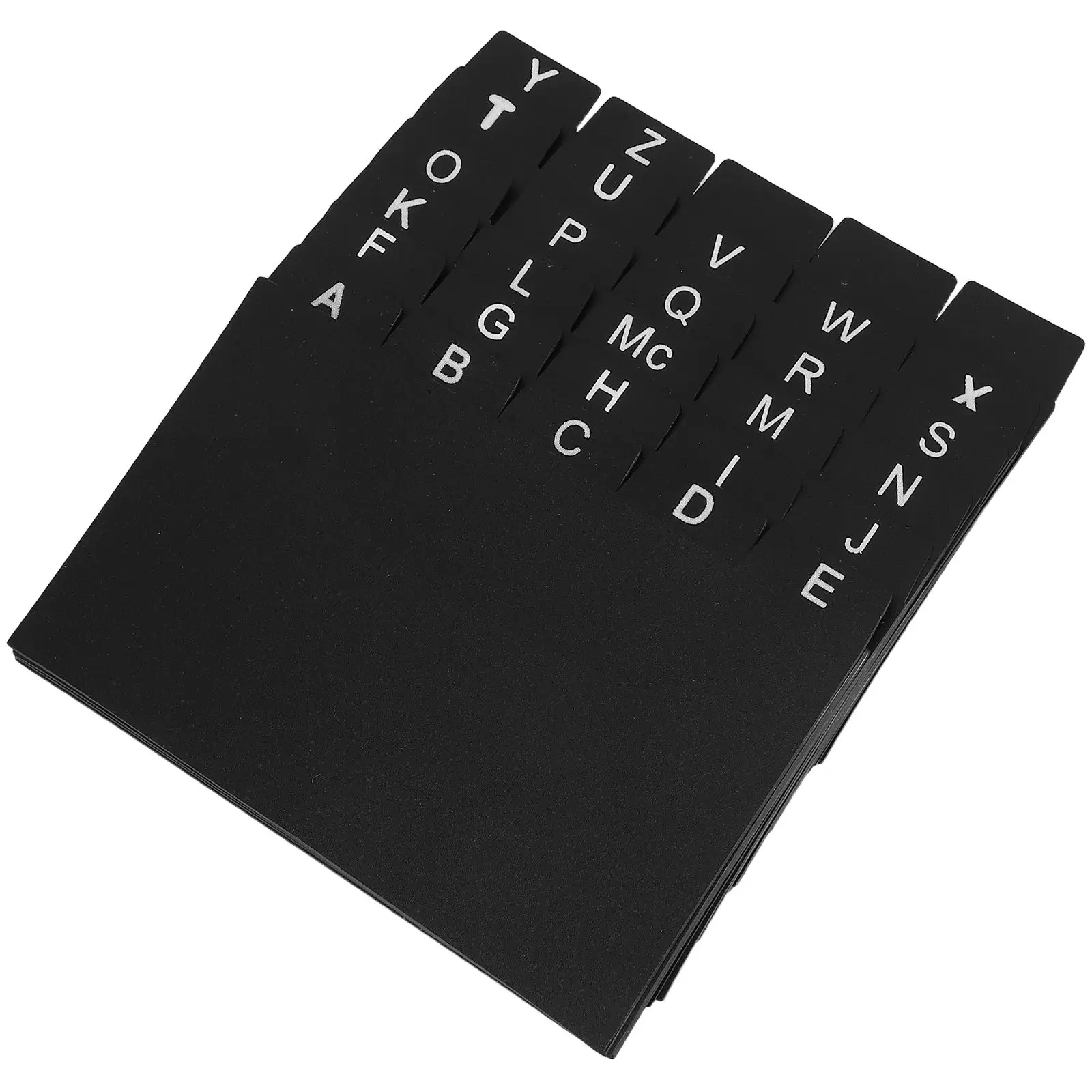 30 Pcs Black Index Card Dividers PP Material Easy Organization Recipe File Storage Plastic Tab Separators
30 Pcs Black Index Card Dividers PP Material Easy Organization Recipe File Storage Plastic Tab Separators