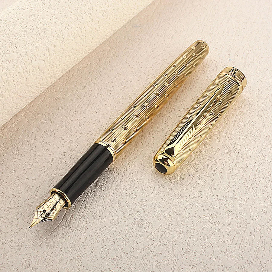 Luxury Metal Fountain Pen 0.5MM Nib Writing Ink Pen for Business Office School Supplies Stationery
Luxury Metal Fountain Pen 0.5MM Nib Writing Ink Pen for Business Office School Supplies Stationery