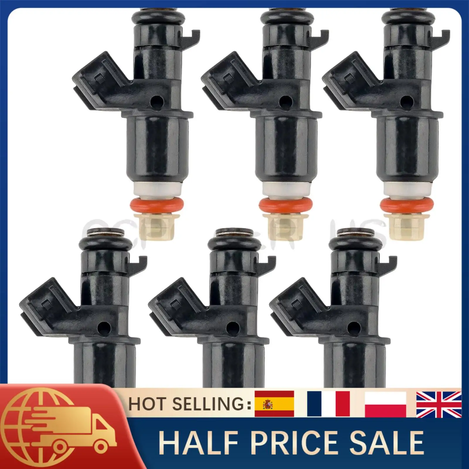 For Honda Accord Odyssey Pilot Ridgeline 3.0L 3.5L Acura TL ILX 2.0L Fuel Injector Set 6PCS Plug & Play Direct Replacement Kit
For Honda Accord Odyssey Pilot Ridgeline 3.0L 3.5L Acura TL ILX 2.0L Fuel Injector Set 6PCS Plug & Play Direct Replacement Kit