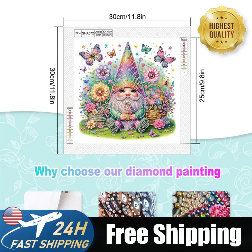 9pcs 5D DIY Partial Special Shaped Drill Diamond Painting Goblin Art 30x30cm
9pcs 5D DIY Partial Special Shaped Drill Diamond Painting Goblin Art 30x30cm