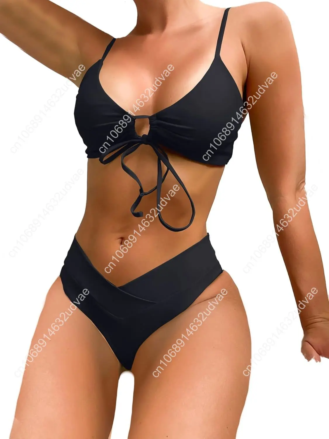 Meetall Women's High Cut String Triangle Bikini Set Swimsuits Sexy Bathing Suits 2 Piece
Meetall Women's High Cut String Triangle Bikini Set Swimsuits Sexy Bathing Suits 2 Piece