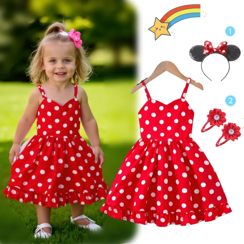 2025 Summer Girl's Dress Children's A-Line Sling Birthday Party Dresses Off Shoulder Sleeveless Daily Outdoor Costumes For Kids
2025 Summer Girl's Dress Children's A-Line Sling Birthday Party Dresses Off Shoulder Sleeveless Daily Outdoor Costumes For Kids