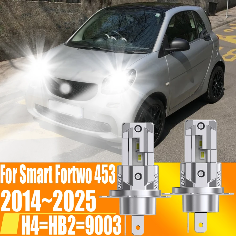 H4 HB2 9003 Led Headlight Canbus No Error Car Bulb High Power White Fog Light Diode Lamp 12v 55w For Smart Fortwo 453 2014~2025
H4 HB2 9003 Led Headlight Canbus No Error Car Bulb High Power White Fog Light Diode Lamp 12v 55w For Smart Fortwo 453 2014~2025