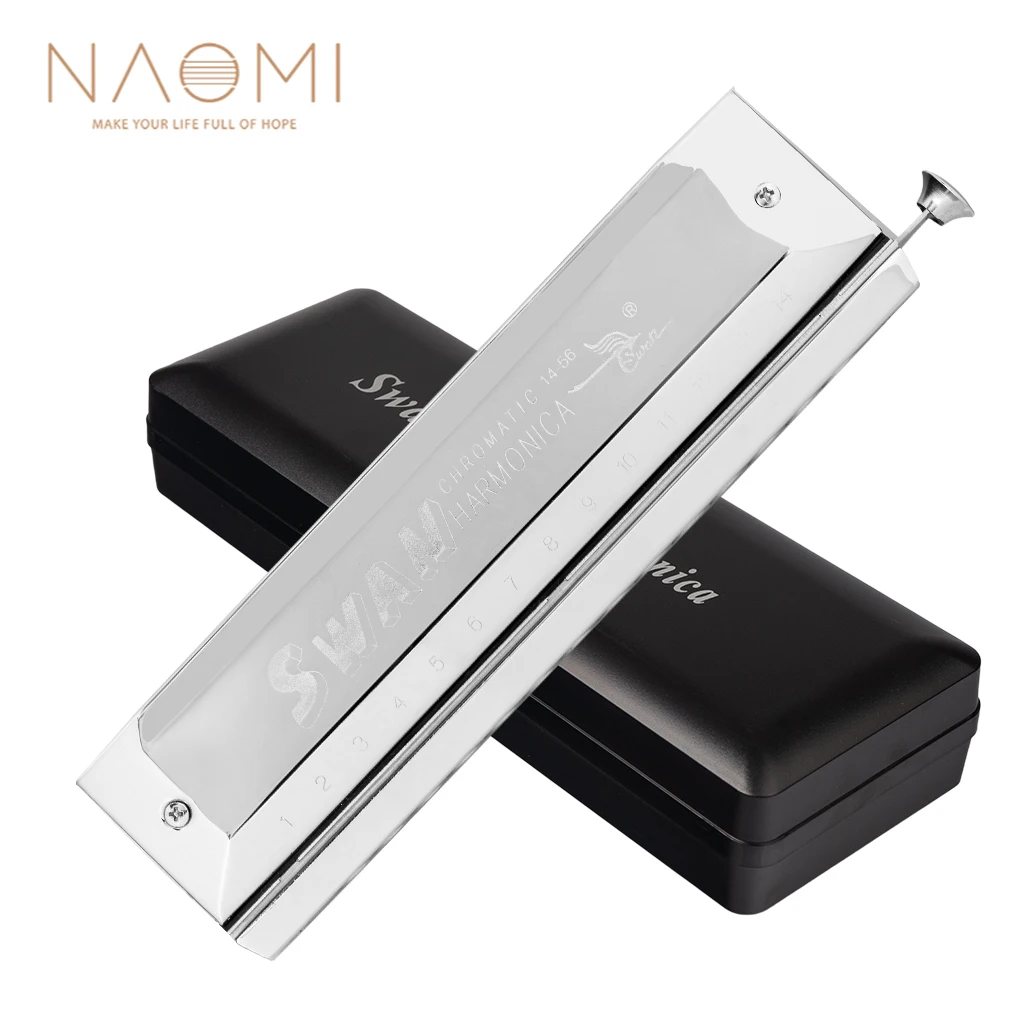 NAOMI SWAN 14 Holes 56 Tone Mouth Organ Instruments Key Of C SW1456 Model ABS Comb Harp Professional Musical Instruments
NAOMI SWAN 14 Holes 56 Tone Mouth Organ Instruments Key Of C SW1456 Model ABS Comb Harp Professional Musical Instruments