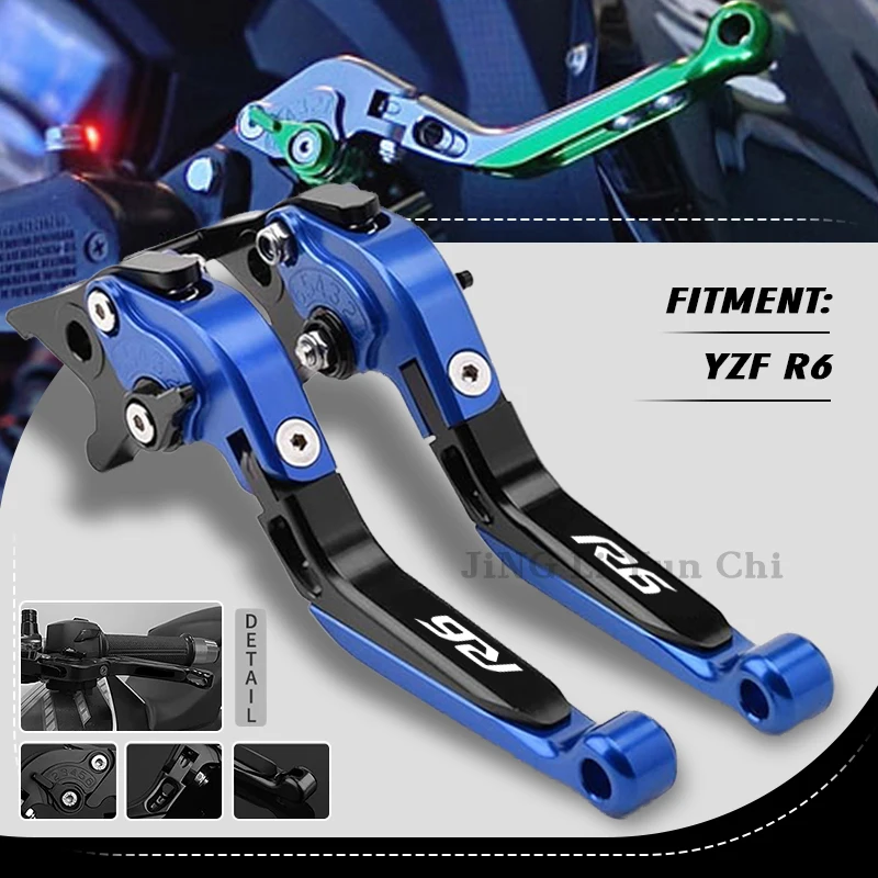 For Yamaha YZF R6 2005-2016 CNC Clutch Lever Brake Lever Set Adjustable Folding Handle Levers Motorcycle Parts
For Yamaha YZF R6 2005-2016 CNC Clutch Lever Brake Lever Set Adjustable Folding Handle Levers Motorcycle Parts