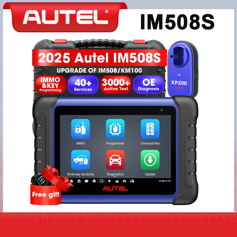Autel MaxiIM IM508S Инструмент программирования ключей IMMO IM508SPRO Обновленный диагностический сканер всех систем потери ключей IM508
Autel MaxiIM IM508S Инструмент программирования ключей IMMO IM508SPRO Обновленный диагностический сканер всех систем потери ключей IM508
