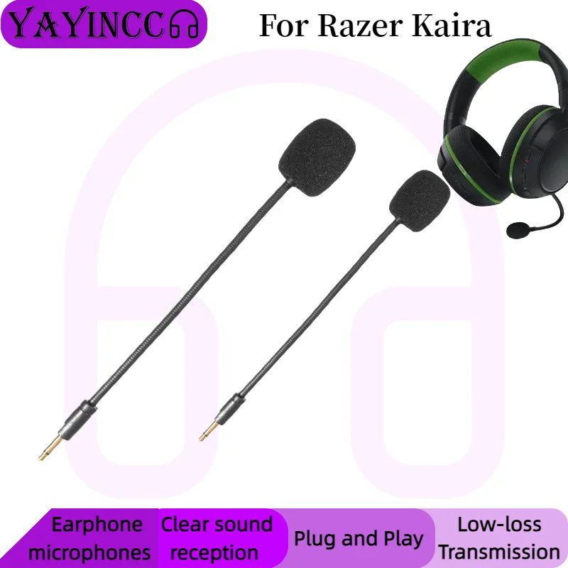 YAYINCC Replacement Gaming Mics 3.5mm Game Microphone For Razer Kaira Detachable microphone rod plug and play MIC
YAYINCC Replacement Gaming Mics 3.5mm Game Microphone For Razer Kaira Detachable microphone rod plug and play MIC