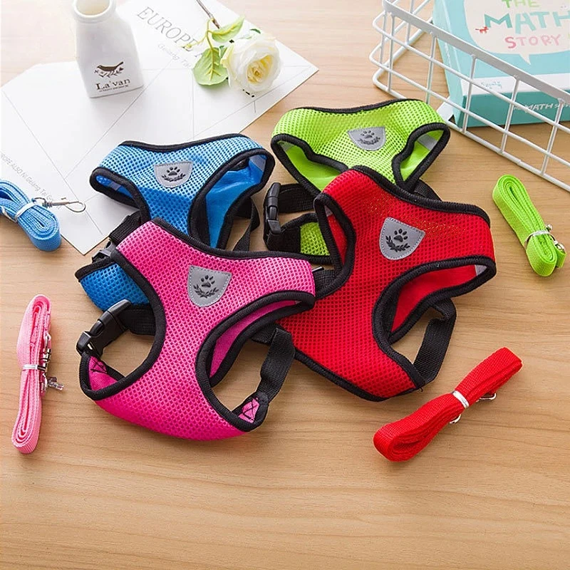 Жилет для собак, прогулочный поводок для щенка, собаки, кошки, ошейник, полиэстер, регулируемая сетка, аксессуары для маленьких и средних животных
Жилет для собак, прогулочный поводок для щенка, собаки, кошки, ошейник, полиэстер, регулируемая сетка, аксессуары для маленьких и средних животных